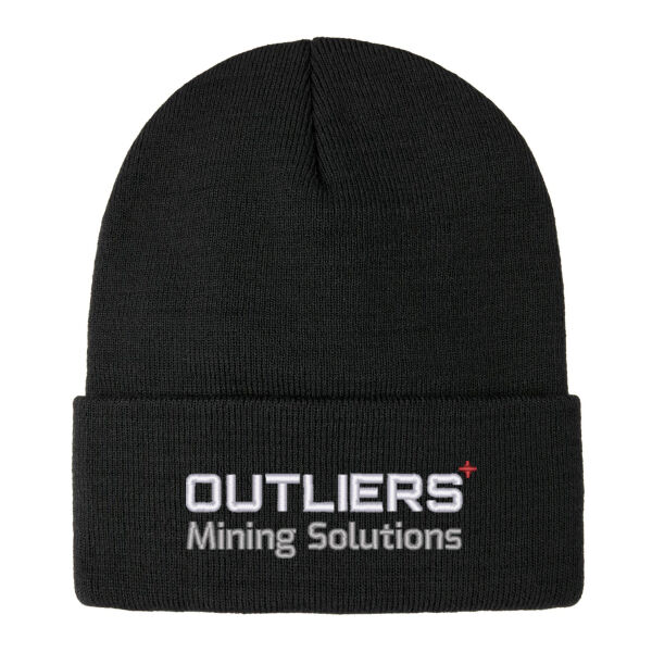 Embroidered Acrylic Knit Cuff Toque  Thumbnail